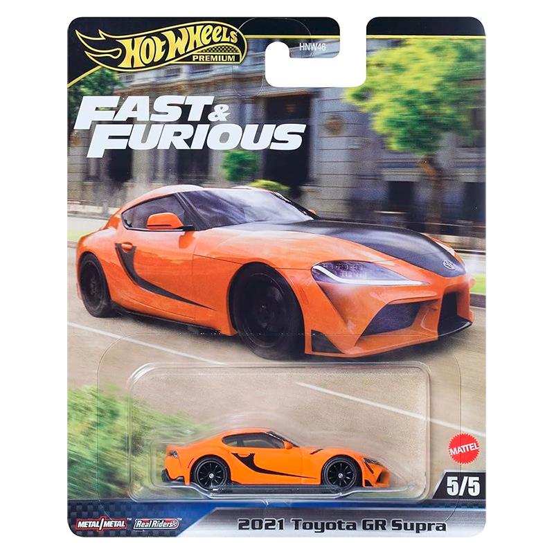 CARRINHO MATTEL HOTWHEELS FASTFURIOUS 2021 TOYOTA GR SUPRA 5/5 JBM00 HNW46