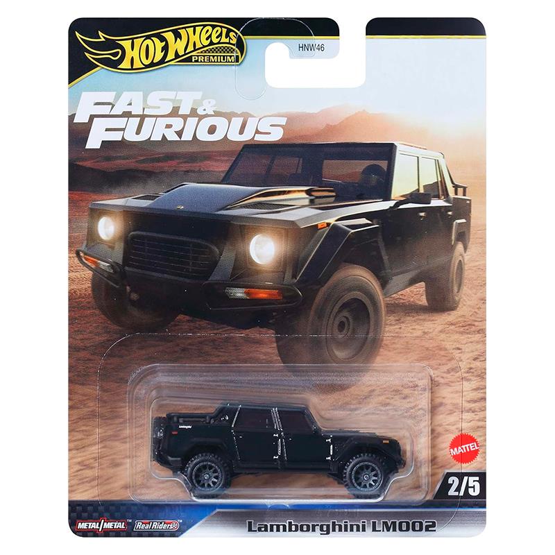 CARRINHO MATTEL HOTWHEELS FASTFURIOUS LAMBORGHINI LM002 2/5 JBL86 HNW46