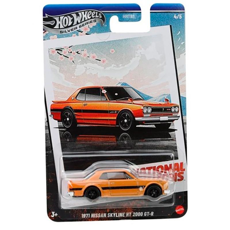 CARRINHO MATTEL HOTWHEELS SILVERSTYLE 1971 NISSAN SKYLINE HT 2000 GT-R 4/5 JBY89-JA10