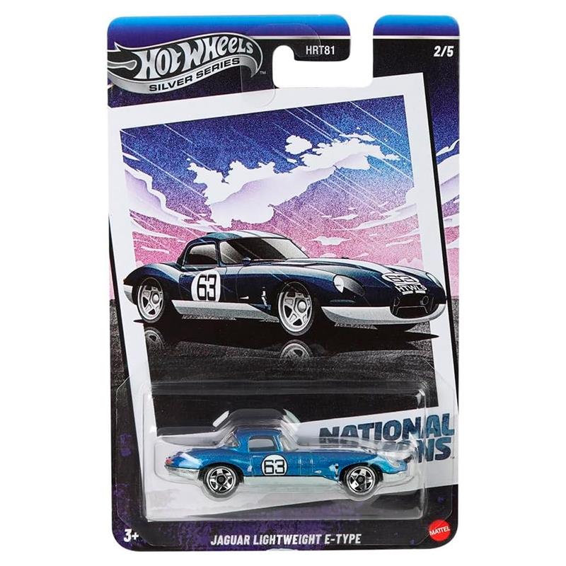 CARRINHO MATTEL HOTWHEELS SILVERSTYLE JAGUAR LIGHTWEIGHT E-TYOE 2/5 JBY90-JA10
