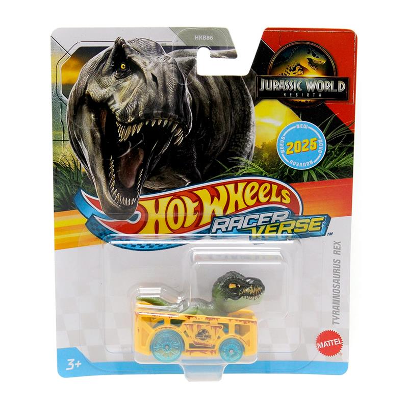 CARRINHO MATTEL HOTWHEELS RACER VERSE TYRANNOSAURUS REX HKB86 JGL62