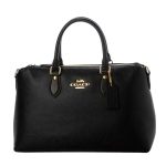BOLSA DE OMBRO COACH FEMININA GEORGIA REFINED BLACK CR156