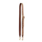 ALCA PARA BOLSA COACH REVERSIBLE STRAP SIGNATURE CANVAS CX070 TAN/BROWN