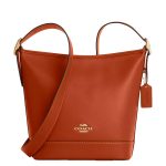 BOLSA DE OMBRO FEMININA COACH SMOOTH GRAIN JUDE BAG CBH19 TAN