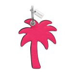 CHAVEIRO FEMININO COACH PALMEIRA CBK53 PRATA/ROSA