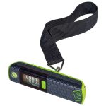 BALANCA DIGITAL GO TRAVEL P/BAGAGEM ATE 50KG VISOR EM LCD DIGITAL SCALE PRO VERDE PRETO