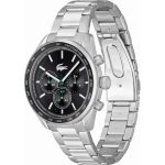 RELOGIO ANALOGICO MASCULINO LACOSTE 2011347 TAM 42MM ACO INOXIDAVEL