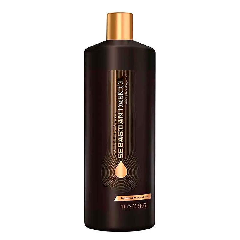 CONDICIONADOR LEVE PARA O CABELO SEBASTIAN OLEO DE JOJOBA E ARGAN DARK OIL LIGHTWEIGHT CONDITIONER 1L