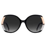 OCULOS DE SOL CAROLINA HERRERA FEM PRETO BEGE CH 0051 S/KDX