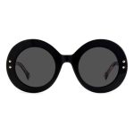 OCULOS DE SOL CAROLINA HERRERA FEM CINZA PRETO HER 0081 S