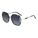 OCULOS DE SOL FEMININOS CAROLINA HERRERA HER 0217S 5719145MM MARMORE VERDE E OURO 207081GC1589O