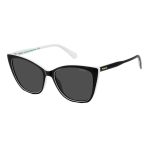 OCULOS DE SOL FEMININOS POLAROID PLD 4181S 5616140MM PRETO E BRANCO 20785180S56M9