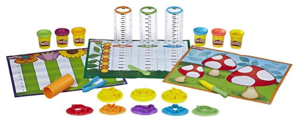MASSA DE MODELAR PLAY-DOH B9016 MOLDES E APRENDED