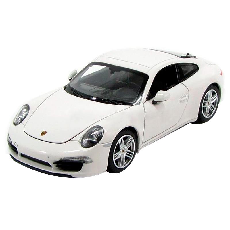CARRINHO RASTAR 39400 DIE CAST PORSCHE 911 ESCALA 1 24 56200 AUTOMODELO BRANCO