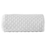 MANTA BEBE FOM FLEECE DOTS OFF-WHITE