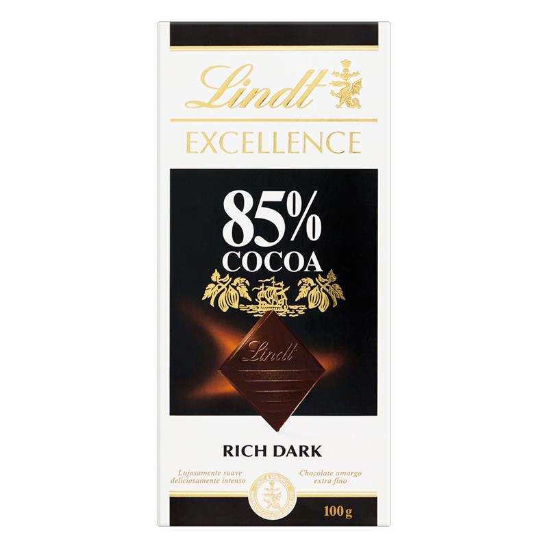 CHOCOLATE LINDT EXCELLENCE 85% CACAU 100G