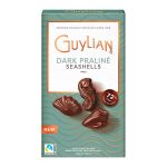 TRUFAS DE CHOCOLATE GUYLIAN DARK CONCHAS PRALINE SEASHELLS AMARGO CAIXA 112G
