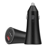 CARREGADOR VEICULAR XIAOMI 37W C/PORTA DUPLA GDS4147GL PRETO