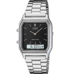 RELOGIO ANALOGICO MASCULINO CASIO AQ230A1DMQ PRATA