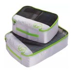 ORGANIZADOR DE MALA GO TRAVEL DEEPER PACKING CUBES 2UN VERDE CINZA