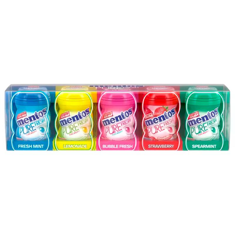 GOMA DE MASCAR S/ACUCAR MENTOS GUM MINI BOTTLES 100G