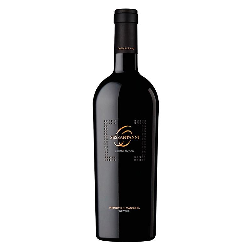 VINHO SAN MARZANO TINTO SESSANTANNI PRIMITIVO MANDURIA LIMITED EDITION 2019 750ML 14.5%