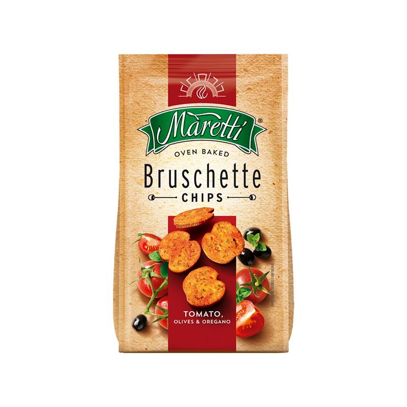 TORRADAS MARETTI TOMATE OLIVA & OREGANO 140G