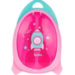 KIT REFEICAO BUBA PRATO COM TALHER E DIVISORIA 13515 FOGUETE ROSA