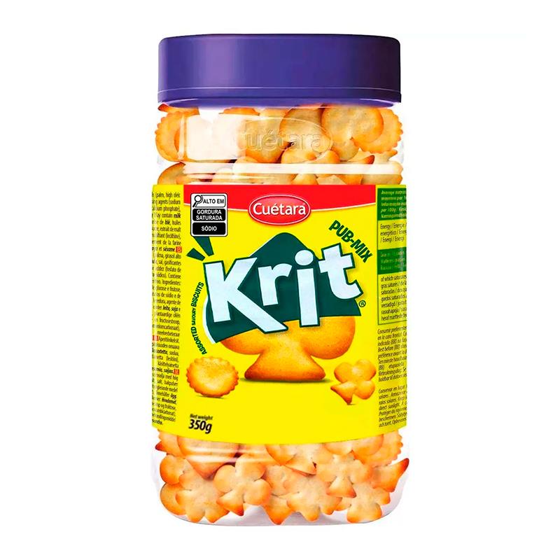 BISCOITOS CUETARA KRIT PUB-MIX 350G