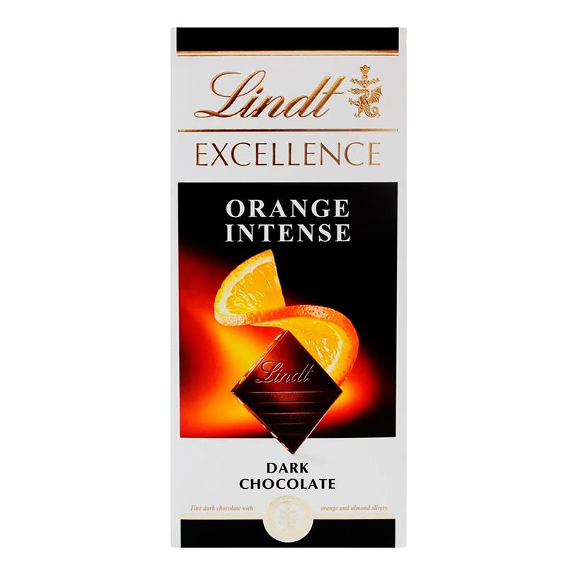 CHOCOLATE DARK LINDT RECHEADO LARANJA 100G