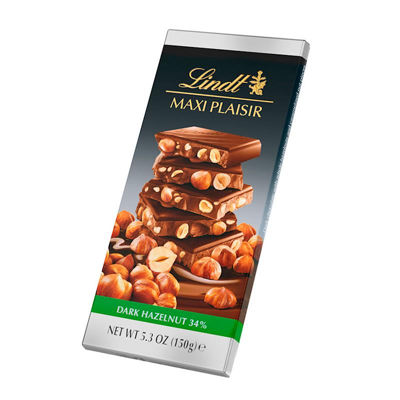 CHOCOLATE LINDT DARK HAZELNUT 150G