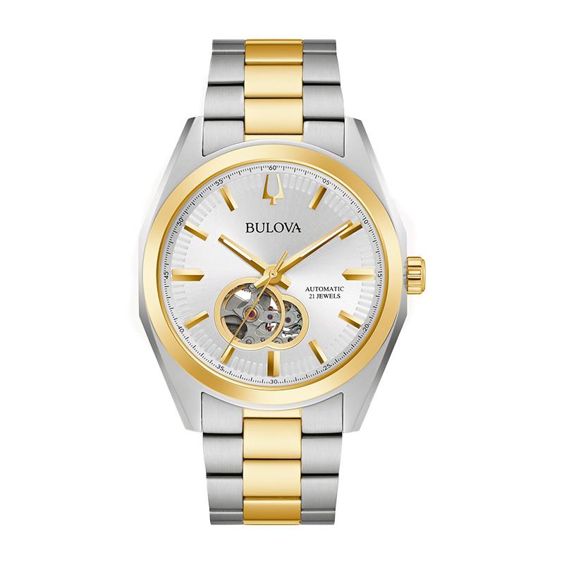 RELOGIO MASCULINO BULOVA 42MM B06793033 OURO/PRATA