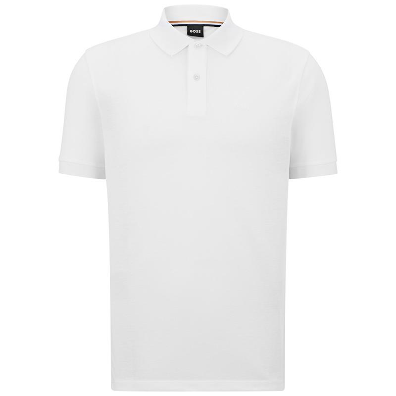 CAMISA POLO HUGO BOSS 50468362 100D MASC ADULTO MC BRANCO TAM XL