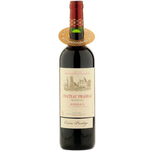 VINHO TINTO CHATEAU PRADEAU MAZEAU ROUGE CUVEE PRESTIGE 2020 750ML 13,5 ...