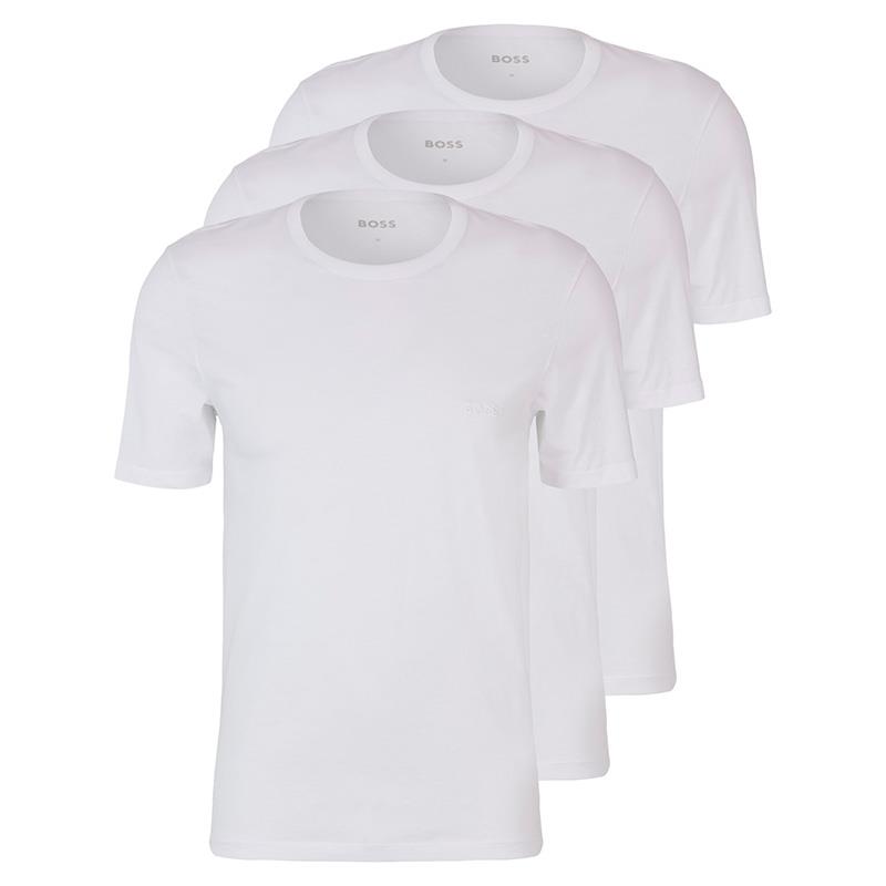 KIT CAMISETA HUGO BOSS 50475284 100B MASC ADULTO MC BRANCO TAM M