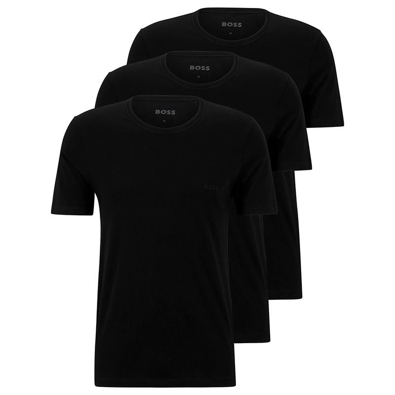KIT CAMISETA HUGO BOSS 50475284 001C MASC ADULTO MC PRETO TAM S
