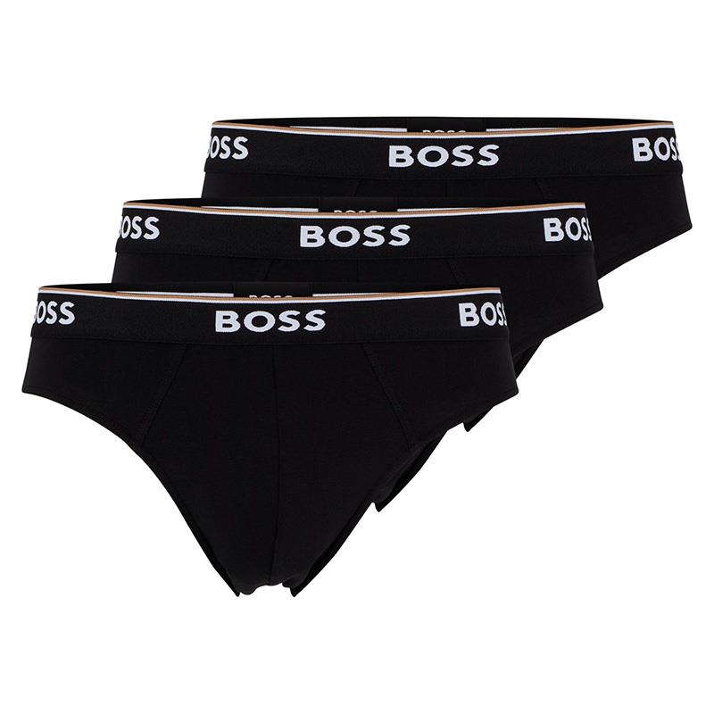 CUECA TIPO BRIEF MASCULINO ADULTO COR PRETO 50475273 TAMANHO L MARCA HUGO BOSS
