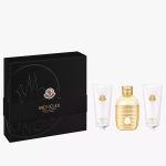KIT PERFUME MONCLER POUR FEMME SUNRISE EDP 100ML + CREME CORPORAL 100ML + GEL DE BANHO 100ML
