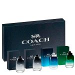 KIT AGUA DE COLONIA MIXTE 4 MINI 5ML COACH EDT 2X NEW YORK EDT+BLUE EDT+GREEN EDT