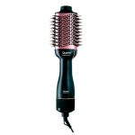 SECADOR DE CABELO QUANTA TIPO ESCOVA SECADORA QTES6000N 220V 127V PRETO ROSA