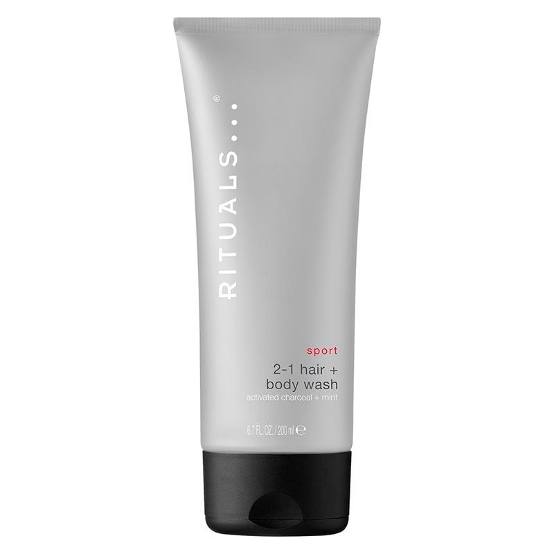KIT MASCULINO RITUALS HOMME SPORT 2 IN 1 SHAMPOO + BODY WASH 200 ML
