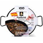 KIT PAELLERA DE FERRO CARMENCITA ARROZ NEGRO 255G