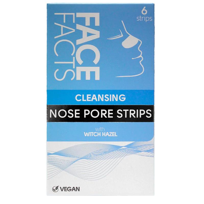TIRAS ADESIVAS DE NARIZ FACE FACTS PARA LIMPEZA DOS POROS NOSE PORE STRIPS CLEANSIN