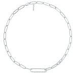 COLAR FEMININO CALVIN KLEIN 35000536 PRATEADO