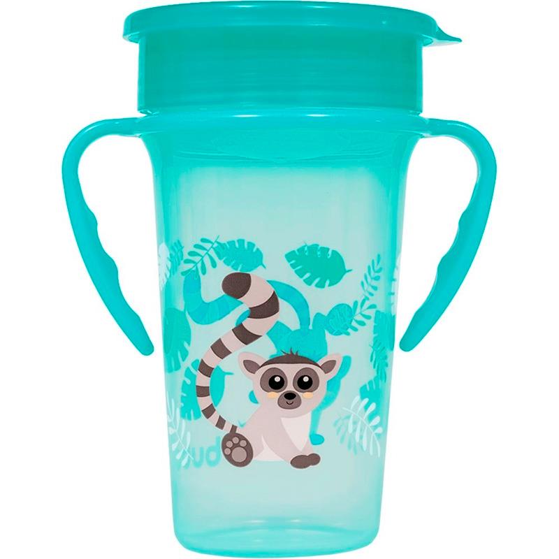 COPO BUBA DE TREINAMENTO COR VERDE COM ALCA REMOVIVEL 300ML 360