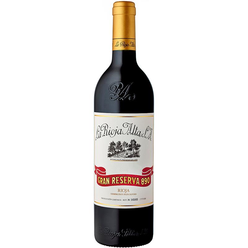 VINHO TINTO TEMPRANILLO MAZUELO LA RIOJA ALTA GRAN RESERVA 890 2010 750ML 13.5%