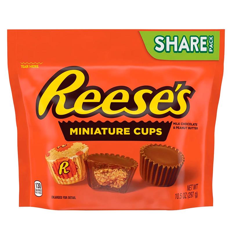 TORTINHAS REESES MINIATURE CUPS MANTEIGA DE AMENDOIN 297G