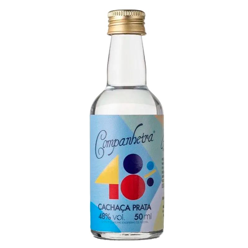 CACHACA COMPANHEIRA PRATA 50ML 48%