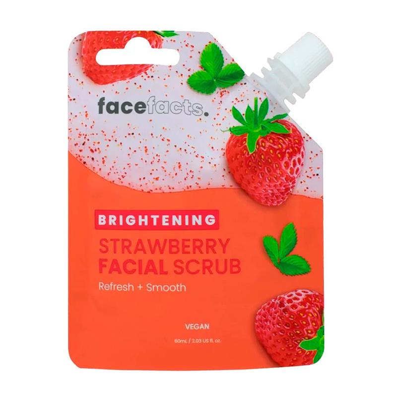 ESFOLIANTE PARA O ROSTO FACE FACTS STRAWBERRY FACIAL SCRUBS 60ML