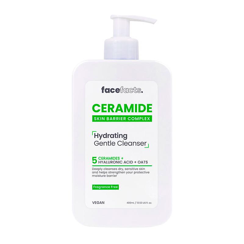 LOCAO CORPORAL FACE FACTS CERAMIDA HIDRATANTE DE LIMPEZA SUAVE 400ML
